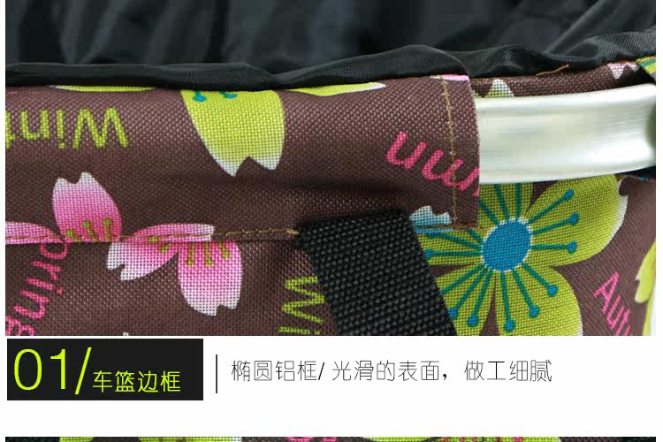 Panier pour vélo LANDON en toile - Ref 2266738 Image 12