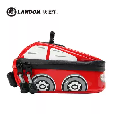 Liande bicycle tail bag mini cute LED luminous small eyes mountain bike saddle bag saddle bag