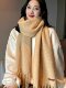Korean-Style Mohair High-End Large Scarf for Women, Autumn and Winter, Oversized and Thickened, Warm Neck Warmer, Student Shawl, Dual-Use