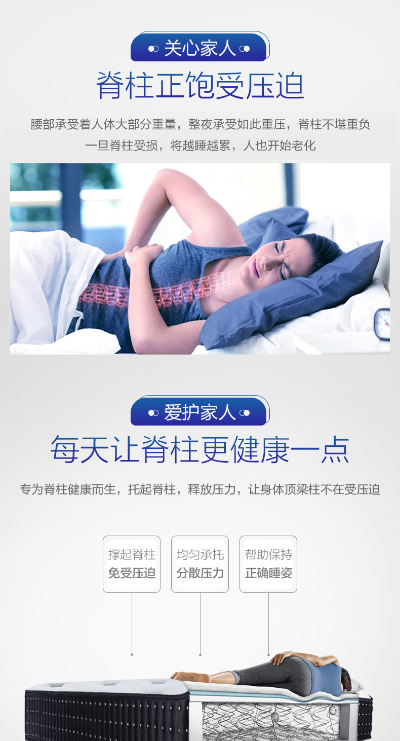 Official Tám lợi ích của dừa nệm lò xo nền kinh tế cứng nhắc hơn 1.5m1.8 mét Simmons vệ đôi kép giường - Nệm giá nệm kim cương