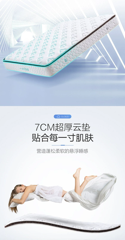 Tám lợi ích của cửa hàng flagship chính thức nệm nhập khẩu từ Thái Lan mủ đệm Simmons dày gấp đôi nhà nệm - Nệm