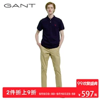 GANT Gantt nam mùa xuân và mùa hè màu polo cổ áo ngắn tay T-shirt 252105 áo có cổ