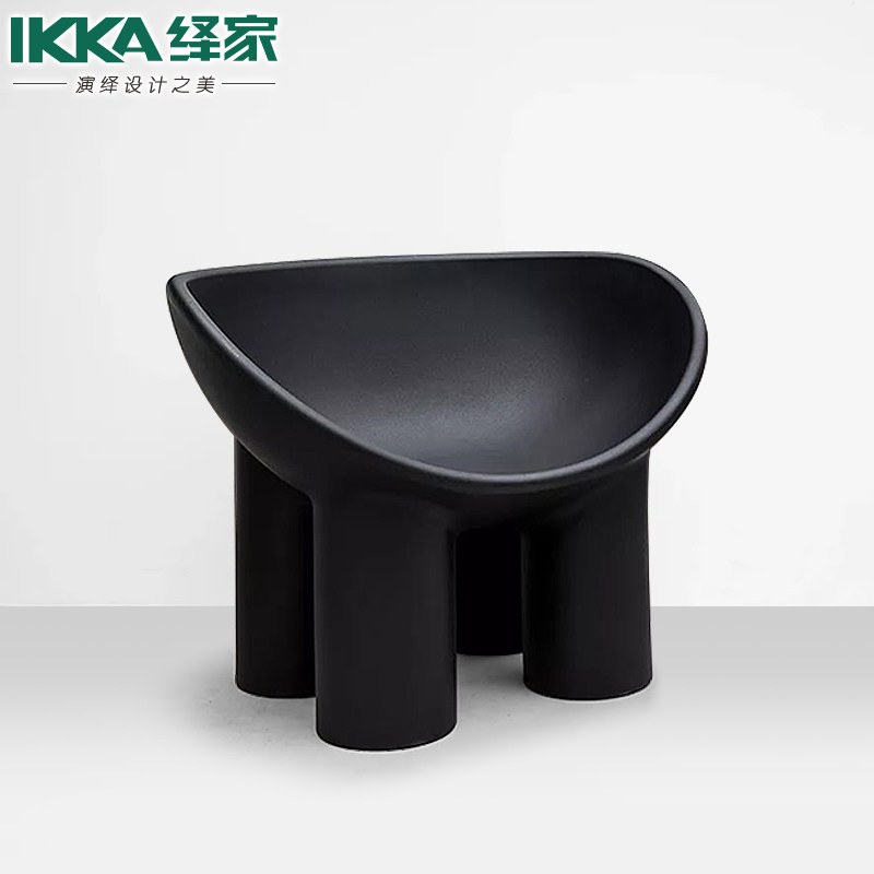 ins elephant chair Nordic minimalist creative stool outdoor patio chair mesh red casual single sofa elephant stool