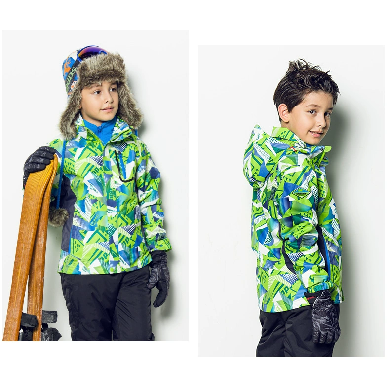 Camkids áo khoác trẻ em lạc đà nhỏ bé mùa đông cộng với quần áo nhung ấm áp ngoài trời trong chiếc áo khoác trẻ em lớn chống gió