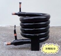 1 HP casing type water condenser Heat exchanger Air can be used at low temperature