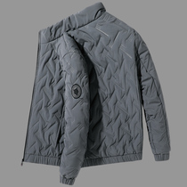 Cotton-padded mens new 2020 winter cotton-padded fat loose size cotton-padded jacket short winter coat