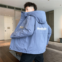 Cotton clothes men autumn and winter loose thick tide ins Japanese handsome mens coat 2020 new trend handsome cotton clothes