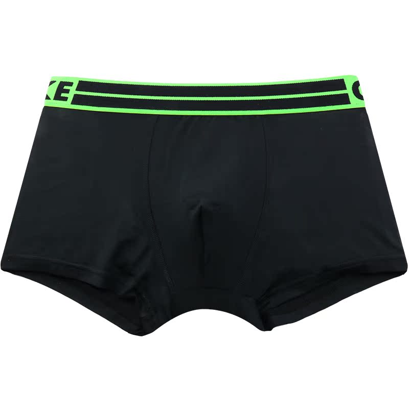 Mens đen Mordale quần lót phẳng góc Summer thở u-đụng quần short đầu.