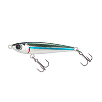 Black bear Luya bait submerged pencil micro-trembling sinking 4 8cm3g mouth Red Eye Green tip simulation white bar fake bait