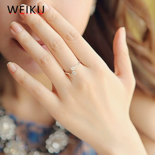 Модное минималистичное золотое креативное кольцо, в корейском стиле, 18 карат, розовое золото