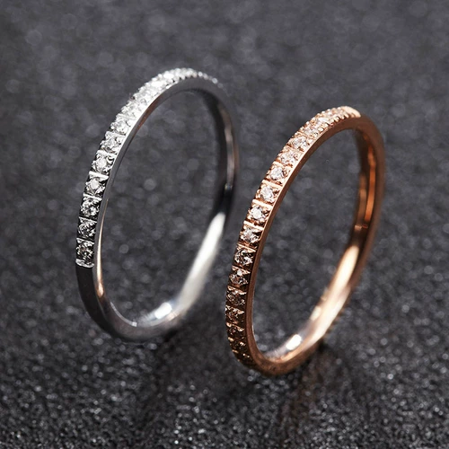 Модное кольцо, золотые аксессуары для влюбленных, японские и корейские, на указательный палец, 18 карат, розовое золото