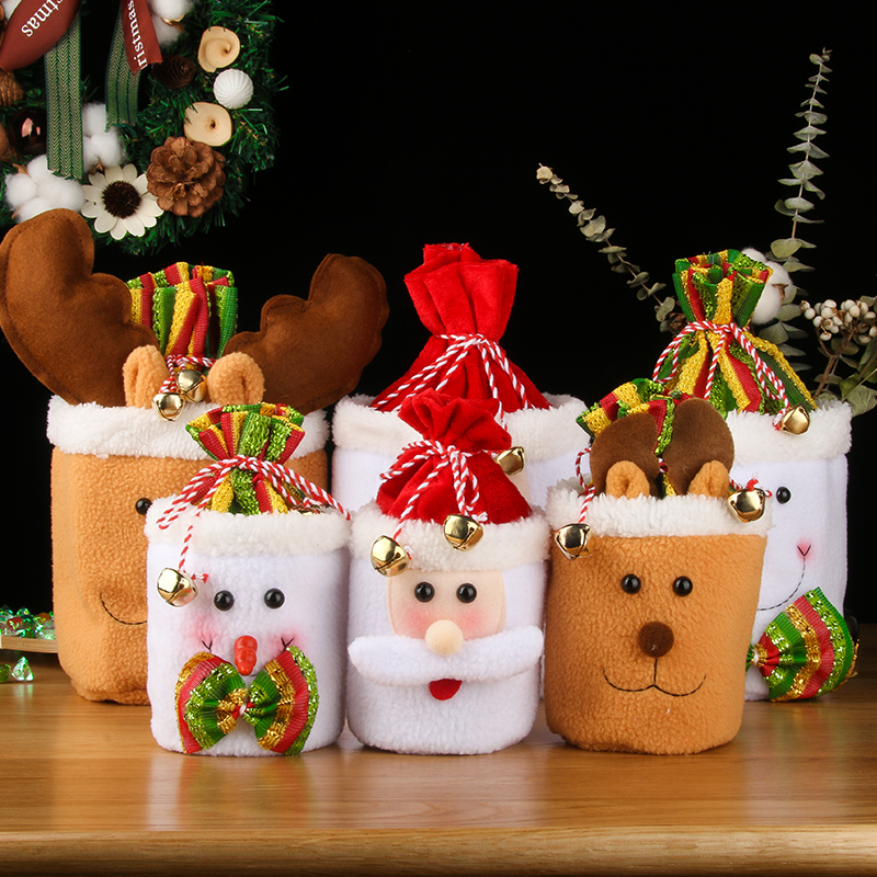 Christmas Christmas Eve Apple bags Packaging Boxes Gift Bags for children Kindergarten Candy Small Gift Decorative Bags