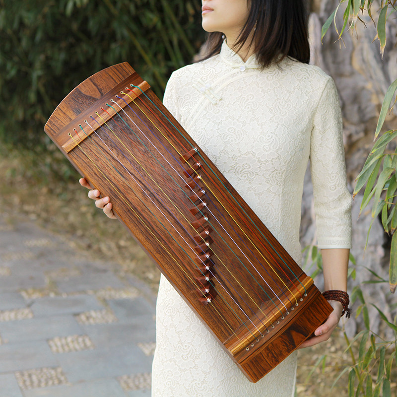 Shangshan Ruoshui children self-study beginner entry small portable 13-string small guzheng manufacturers direct sales finger trainer
