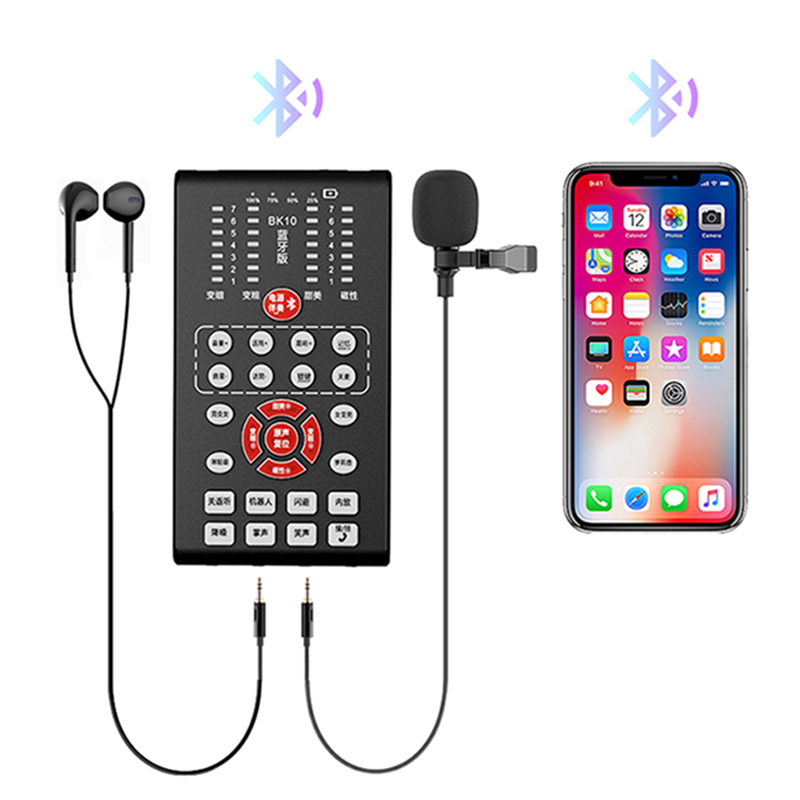 Bluetooth Voice Changer for Mobile Phones, Male-To-Female Real-Time Voice Changer, Professional Sound Card Voice Changer, Ios Voice Changer