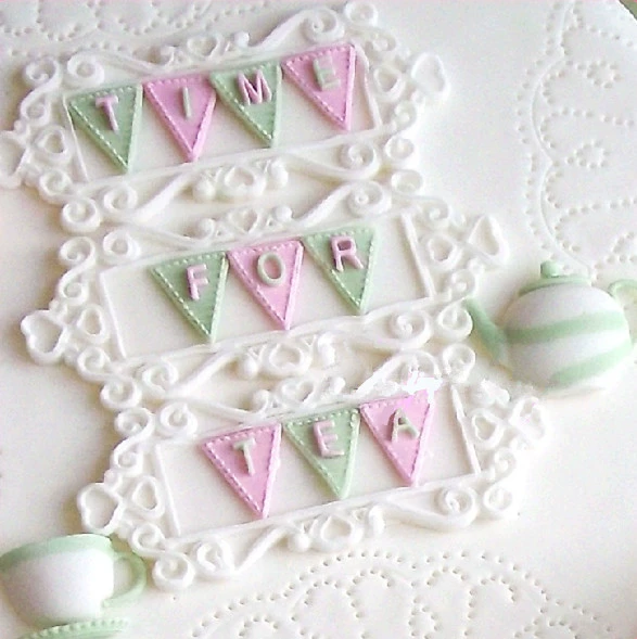 Hình elip dài cổ điển retro bộ sưu tập bánh fondant khuôn sô cô la khuôn cốc khuôn bánh - Tự làm khuôn nướng