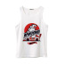 Phong cách thể thao Harajuku cổ tròn mồ hôi lỏng vest nam in vest bãi biển vai thanh niên không tay tập thể dục đáy quần áo thủy triều áo lót nam sát nách Lót