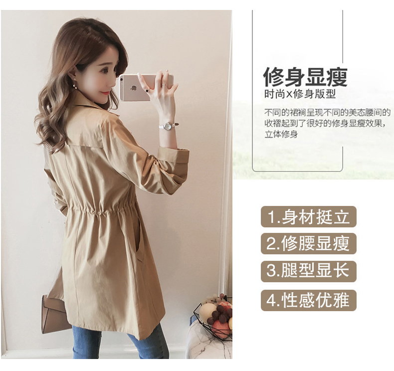 Trench pour femme en Coton - Ref 3228215 Image 9