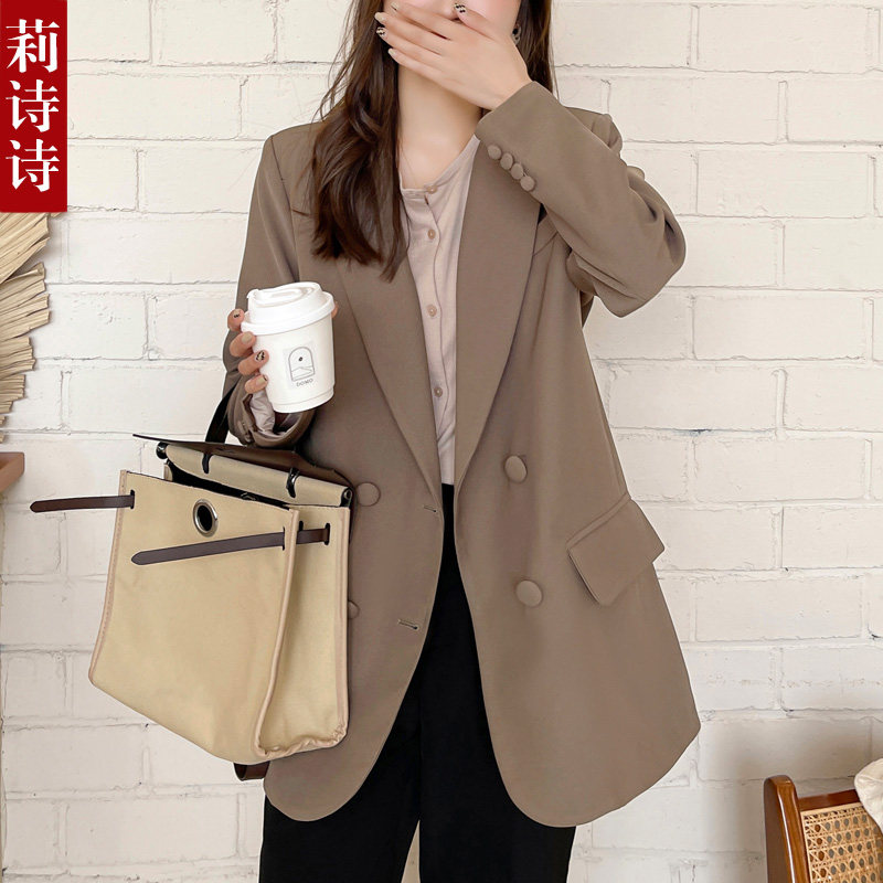 Advanced Sensation Fried Street Suit Jacket Woman Little Guy 2022 New Spring Korean Version Loose Temperament Casual Little West Suit