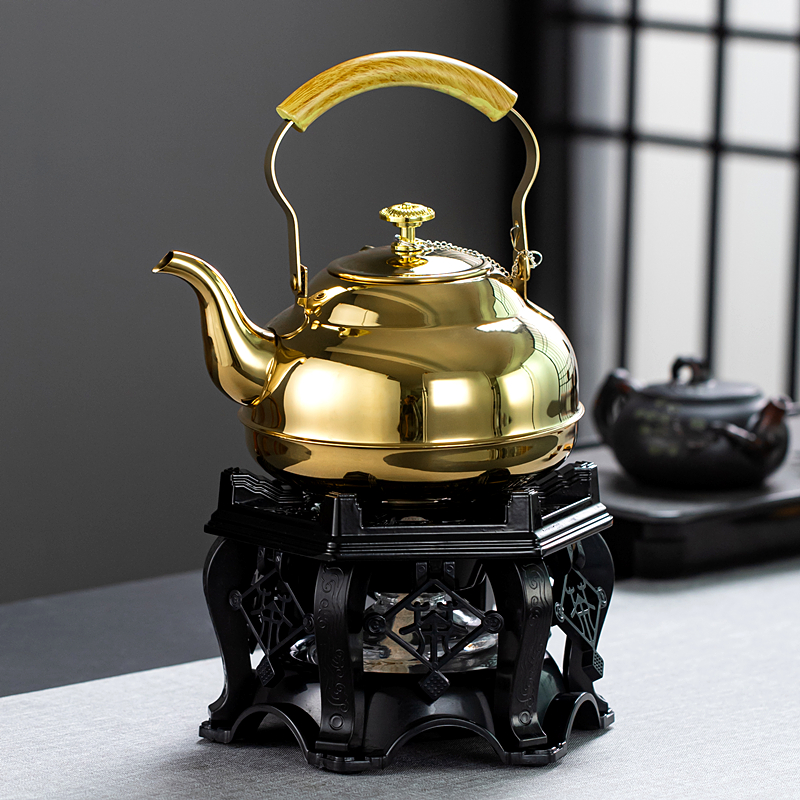 Hong Kong Tea Building Alcohol Stove Base Insulation Tea Set Kung Fu Tea Pot Filter Tea kettle Restaurant Cooking Tea
