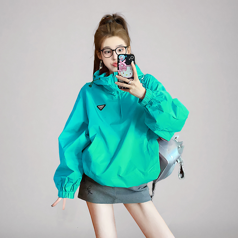 ミントグリーンのストリートブラストユニークで美しいスウェットシャツ、春と秋のホットセラーファッション、スタイリッシュなデザイン、ニッチジャケット、春