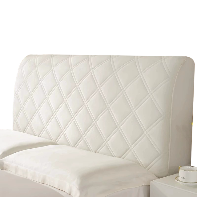 Cotton thickened high-end bedside cover wooden bed backrest