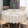 Khăn trải bàn chống thấm nước châu Âu và chống dầu chống nóng nhà hàng khách sạn miễn phí gia đình tròn tròn bàn ăn bàn vải vải vải