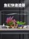 Fish Tank Landscaping Decoration Set Creative Ornaments Small Fish and Shrimp Hiding House Aquarium Cartoon Creative Mushroom House Scenery