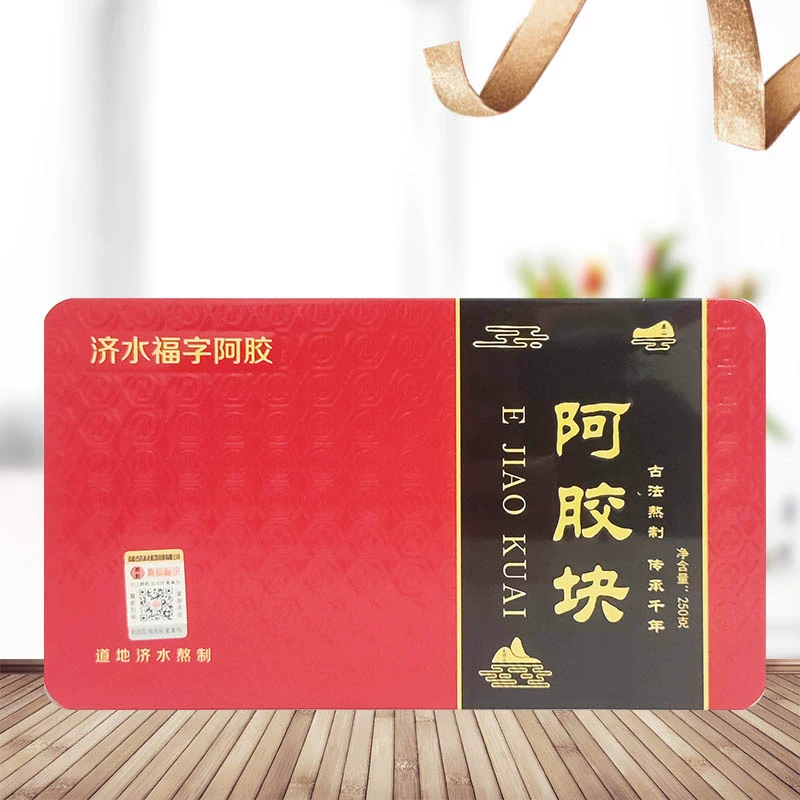 Jishui Fu персонажная лошадь-желатиновый блок 250г блок оленья клей коробка железная взрослая дань клей Guji Shui Лаожаофанг настоящий