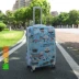 Ngụy trang xe đẩy cá tính 20 triệu bánh xe vali 24 inch nam nữ vali cứng vali kéo học sinh kéo hộp thủy triều