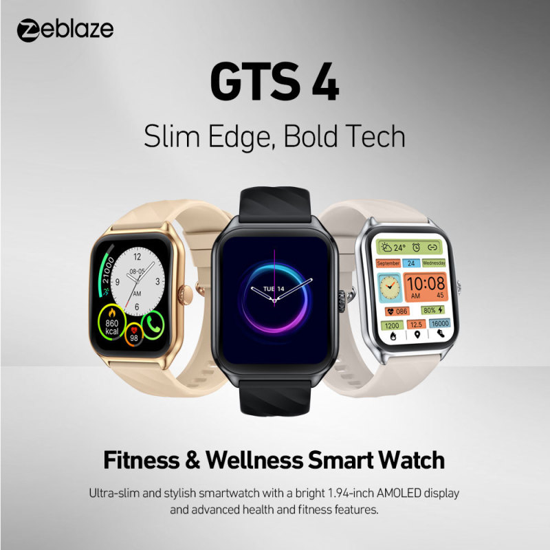 NEW Zeblaze GTS 4 Voice Calling Smart Watch 1.94'' HD AMOLED