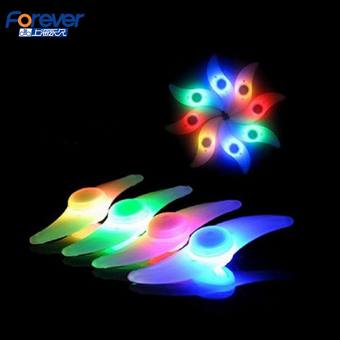 Permanent bicycle spokes lights Hot Wheels Willow lights Mountain flash warning lights Dead fly night riding equipment colorful lights