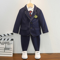 Childrens dress spring and autumn suit boys British style kindergarten chorus performance girl college style school uniform suit