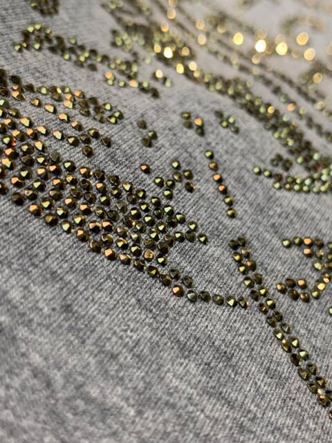 Embroidered Flocked T-Shirt Dress Women's 2024 Summer New Straight Slim Long Over-The-Knee Casual Short-Sleeved Dress