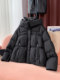 High-End Hooded Short down Jacket for Women, 2024 Winter New Style, Stand Collar, 90% White Duck Down, Casual Puffer Jacket