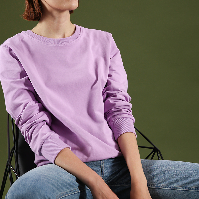 Sweatshirt femme en Coton - Ref 3215334 Image 4