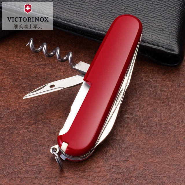 ຕົ້ນສະບັບຂອງແທ້ຈິງ Victorinox Swiss Army ມີດ 91MM ມາດຕະຖານ 1.3603 multifunctional Swiss ມີດບາງໆມີດພັບ