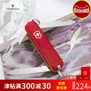 Victorinox Swiss Army Knife 58MM Mini Red Manager 0.6365 Multi-Folding Knife Nhập khẩu gốc