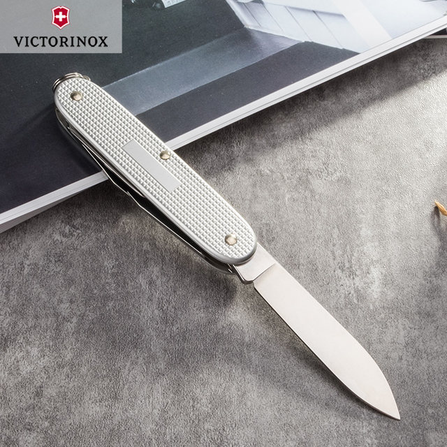 Victorinox Swiss Army Knife 93MM Pioneer 0.8201.26 ໂລຫະປະສົມອາລູມິນຽມ handle blade ໂລຫະນໍາເຂົ້າຕົ້ນສະບັບ