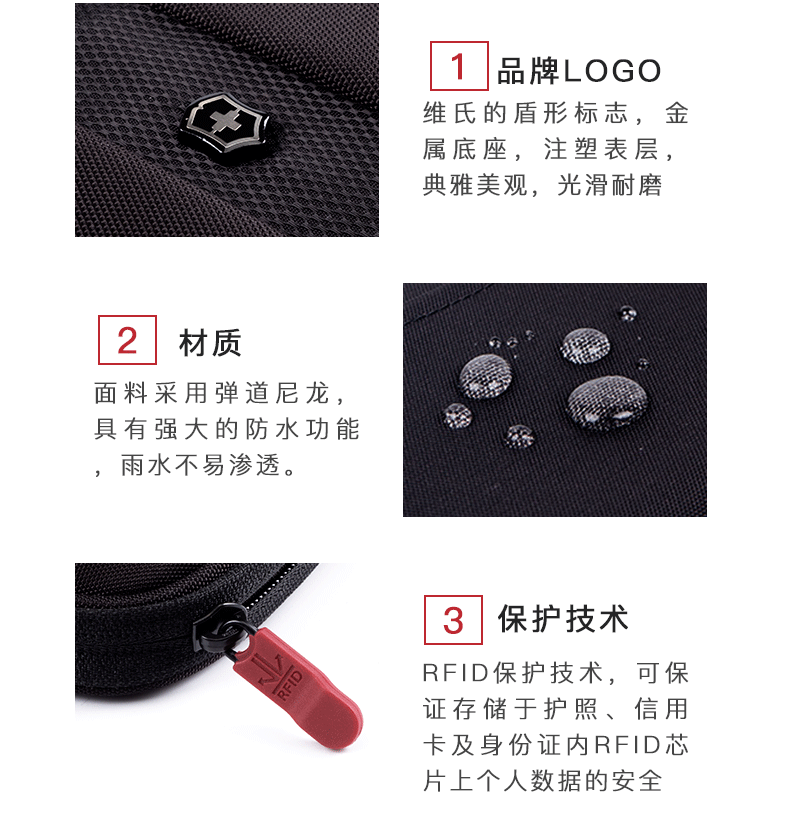 VICTORINOX Vickers Travel Hộ chiếu ngoài trời ID ID Cardet Ví Thẻ Gói 31172801 bao đựng hộ chiếu
