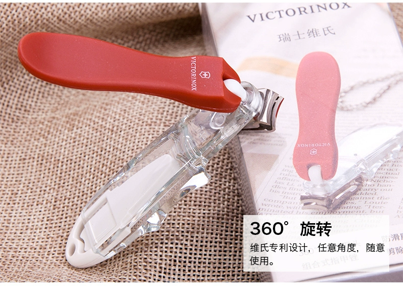 Nhập khẩu Victorinox Swiss Army Knife Red Rot Knife Nail Clip Nail Clip Nail Chính hãng dao quân đội thụy sĩ cao cấp