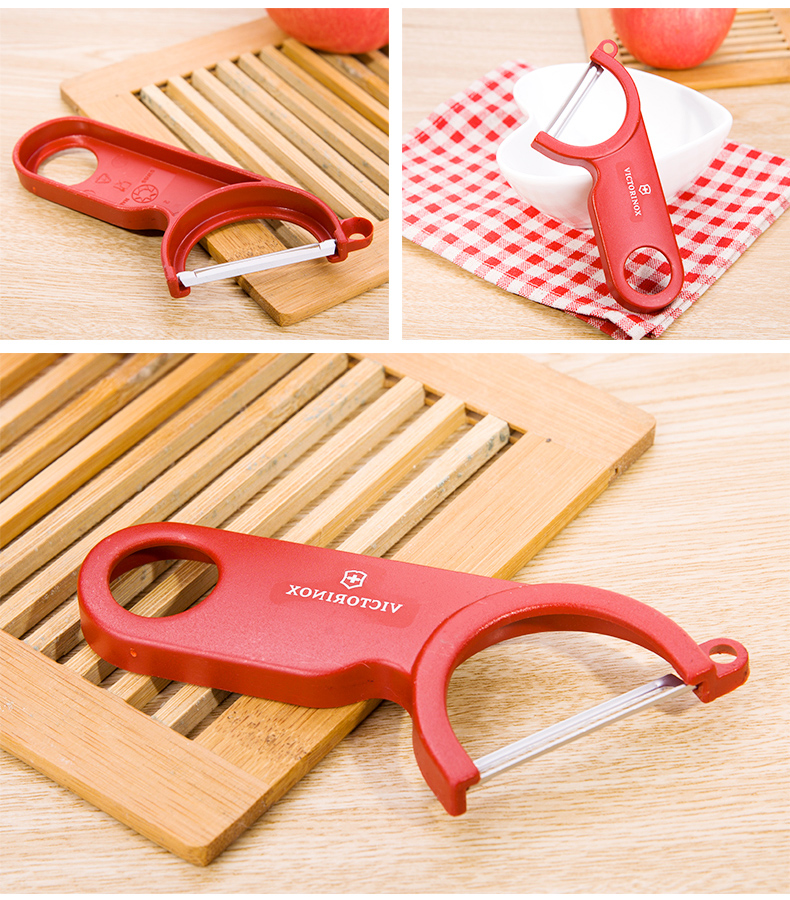 Vickers Swiss Army Knife Thép không gỉ Trái cây và Rau Peeler Nhà bếp Dao lột lột dao 7.6073 Planer bộ dao nhà bếp của Nhật