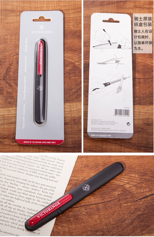 Victorinox Swiss Army Dao Sabre Phụ Kiện Whetstone 4.3323 Pen-loại Whetstone Dual-sử dụng Mài Stick Chính Hãng dao xếp bỏ túi 