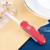 Victorinox Swiss Army Knife 58mm bộ phận nhân viên 0.6163 Mini Fruit Knife Sergeant đa chức năng Folding Knife dao xếp đa năng leatherman Swiss Army Knife