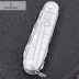 Dao quân đội Thụy Sĩ Victorinox 91MM Leo bạc trong suốt 1.3703.T7 Dao gấp nhiều lần ngoài trời bộ dụng cụ đa năng bỏ túi Swiss Army Knife