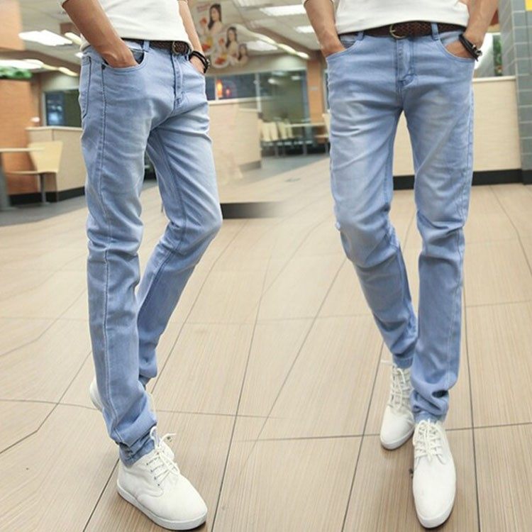 Jeans pour adolescent pieds Slim pour été - Ref 1466114 Image 12