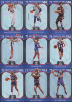 NBA Panini star card Prizm2122 Tica 75 Anniversary insert silver fold patchwork No27-50