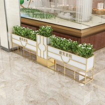 Outdoor indoor iron flower box leisure bar bar flower bed outside the square sales department partition flower trough display cabinet