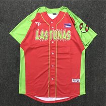 Trendy brand large size contrasting jersey splicing baseball cardigan short-sleeved T-shirt retro loose letter print mens and womens summer