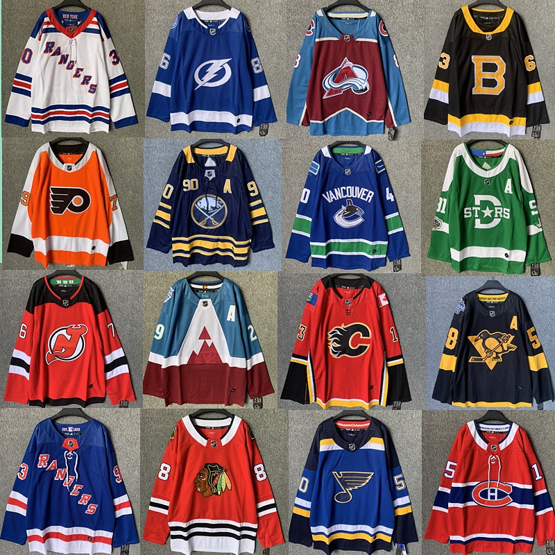 European and American ice hockey uniforms hip-hop street hiphop jersey rap hip-hop loose large size baseball uniforms long-sleeved T men and women