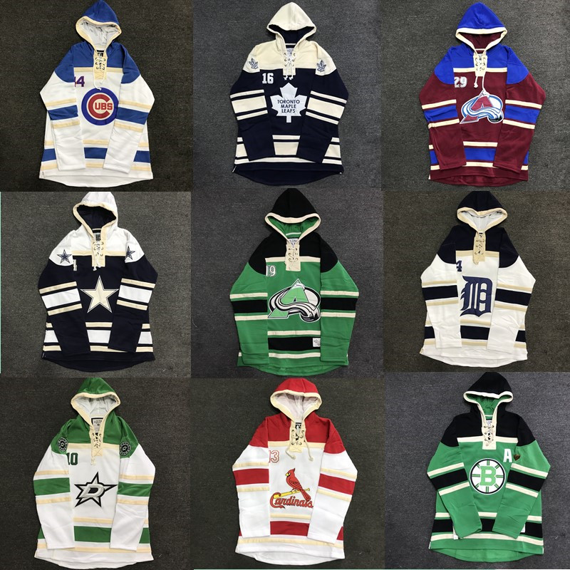 European and American hip-hop big size ball uniform with long sleeves thick cotton T Lions men and women covered in baseball clothes hip hop bf loose ice hockey wear